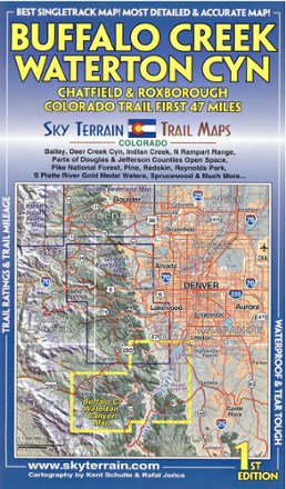 Buffalo Creek and Waterton Canyon Trail Map - 1st Edition