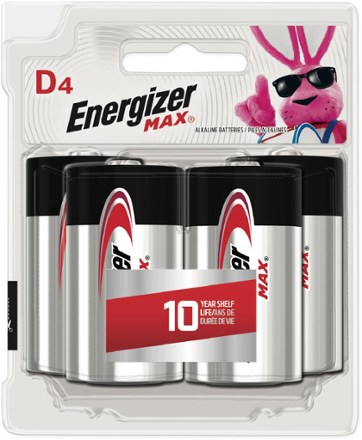 MAX Alkaline D Batteries - Package of 4