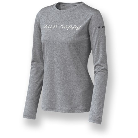 run happy t shirt