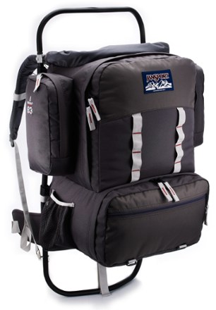 jansport hiking backpack aluminum frame