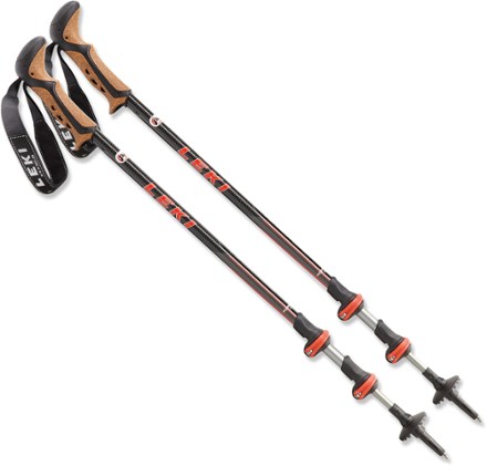 leki photo carbon speedlock trekking pole