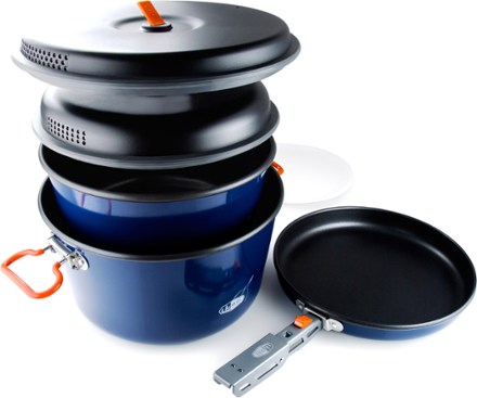 Base Camp Cook Set for 4  21 Pcs - Complete Camping Cookware Kit for  Outdoor Adventures