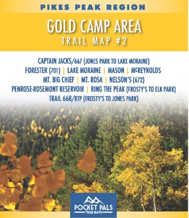 Pocket Pals Trail Maps Pikes Peak Region: Gold Camp Area Trail Map #2