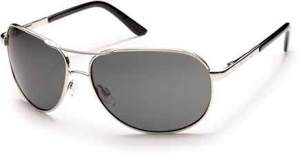 Suncloud Aviator Polarized Sunglasses - Silver 0