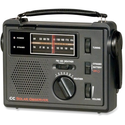 C Crane CC Solar Observer AM/FM/Weather Windup Emergency Radio