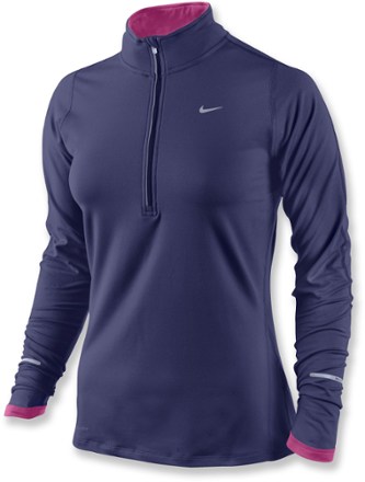 nike element 4.0 half zip charcoal
