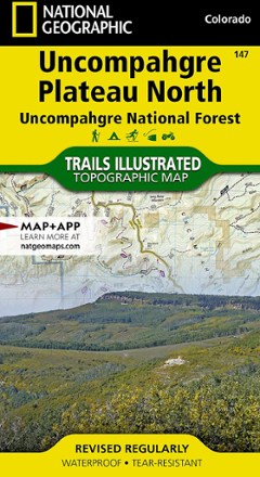 National Geographic Uncompahgre Plateau North: Uncompahgre National Forest Topographic Map