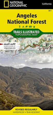 National Geographic Angeles National Forest Topographic Map