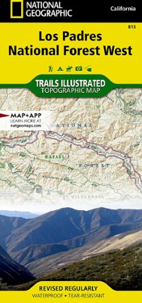 Los Padres National Forest West Map