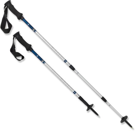 overextended trekking pole