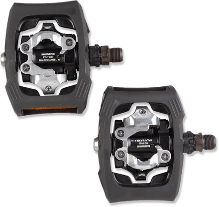 Pedales Shimano Automáticos Doble Función – Spd-t400 – SuperCiclas