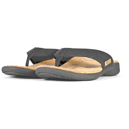 cork base sandals