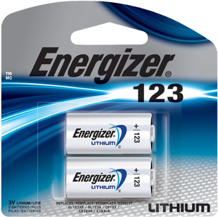 Energizer 123 Lithium Batteries - Package of 2