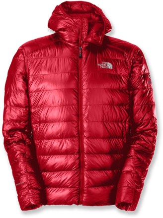 north face red bubble jacket