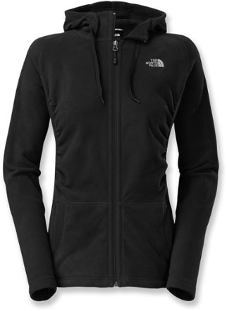 the north face mezzaluna full zip hoodie dames