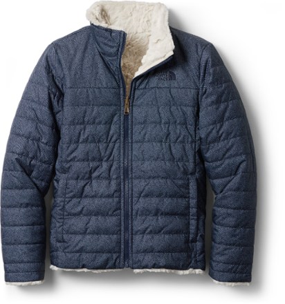 Reversible Mossbud Swirl Fleece Jacket Girls