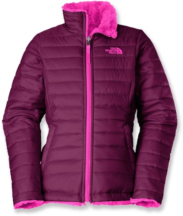 the north face girl's reversible mossbud swirl jacket