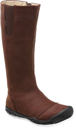 keen tall leather boots