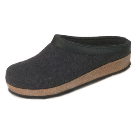 haflinger leather clogs womens