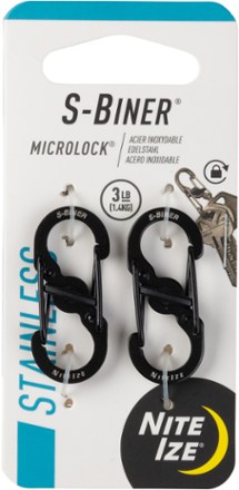 Nite Ize S-Biner MicroLock Keychains - Package of 2