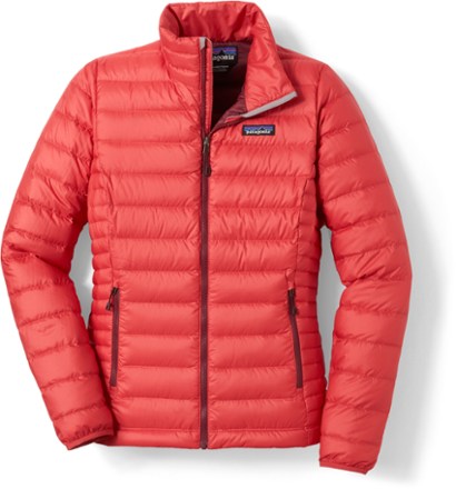 Patagonia down deals sweater tomato