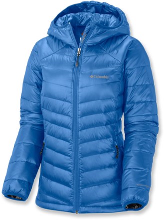 columbia women's gold 650 turbodown radial mid jacket