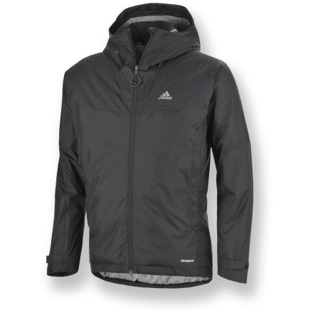 black waterproof adidas jacket