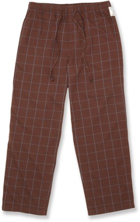 PLAID/CARGO BROWN