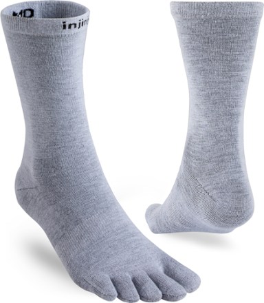 Injinji 2 Men's Run Midweight Mini Crew Toe Socks, Black/Gray, Large,  Bindings -  Canada