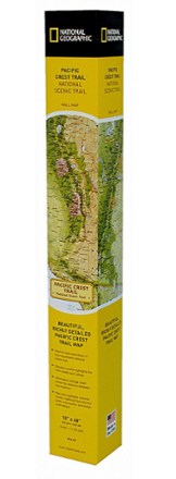 Pacific Crest Trail Wall Map - Boxed