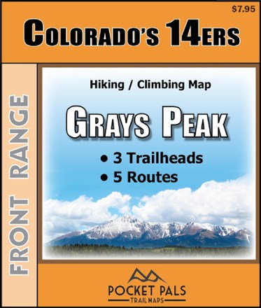 Colorado 14ers - Grays Peak Trail Map