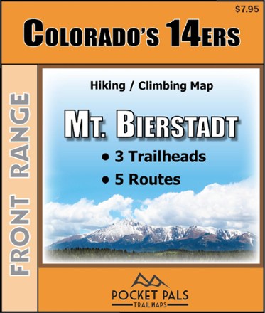 Colorado 14ers - Mt. Bierstadt Trail Map