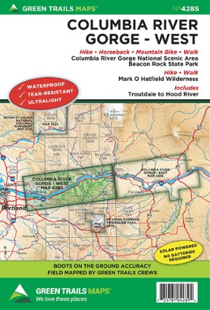 Green Trails Map 428S - Columbia River Gorge - West