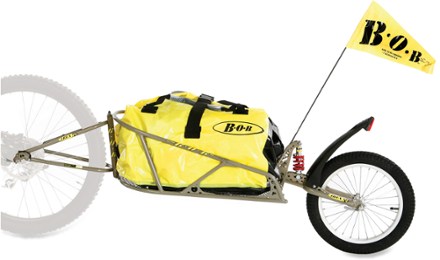 bicycle trailer with suspension