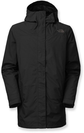 north face trench coat men's