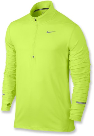 nike dri fit element half zip long sleeve running top mens