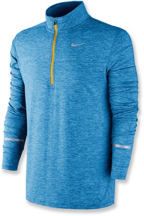 nike light blue half zip