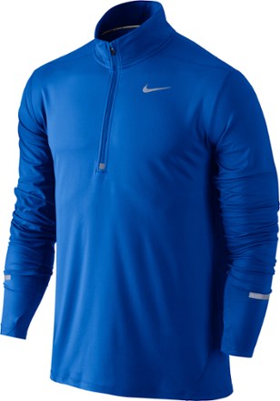 half zip nike top mens