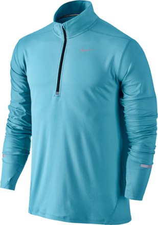 nike dri fit element half zip long sleeve running top mens