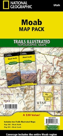 Moab Topographic Map Pack