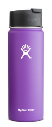 hydro flask with straw purple
