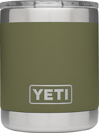 RTIC Lowball Tumbler with Splash Proof Lid, 12 oz, Olive