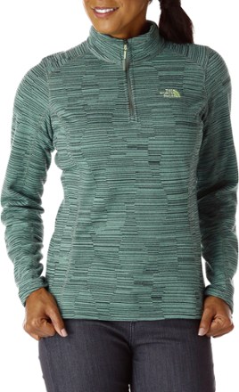 the north face quarter zip womens