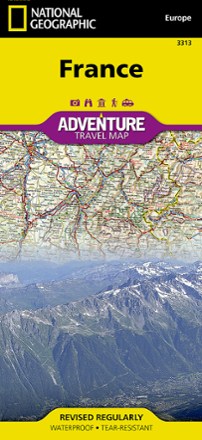 France Adventure Travel Map