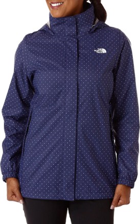 north face polka dot jacket