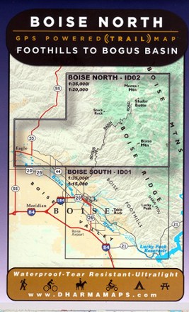 Boise North: Foothills to Bogus Basin Map