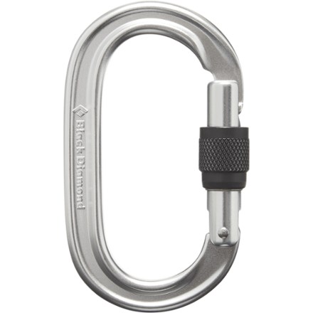 Black Diamond Oval Keylock Screwgate Carabiner