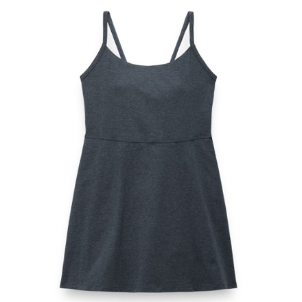 black exercise dress Navy Blue Polka Dot Maxi Dress Sleeveless Fit and Flare main image 0
