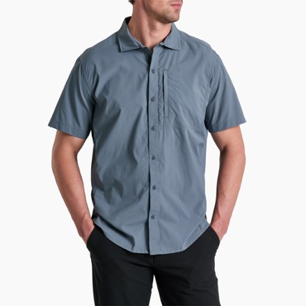 slim fit dress slacks Patagonia Men's Long-Sleeved Self Guided Sun Shirt