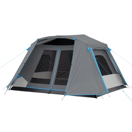 6-Person Lighted Instant Cabin Tent with Full Rainfly
